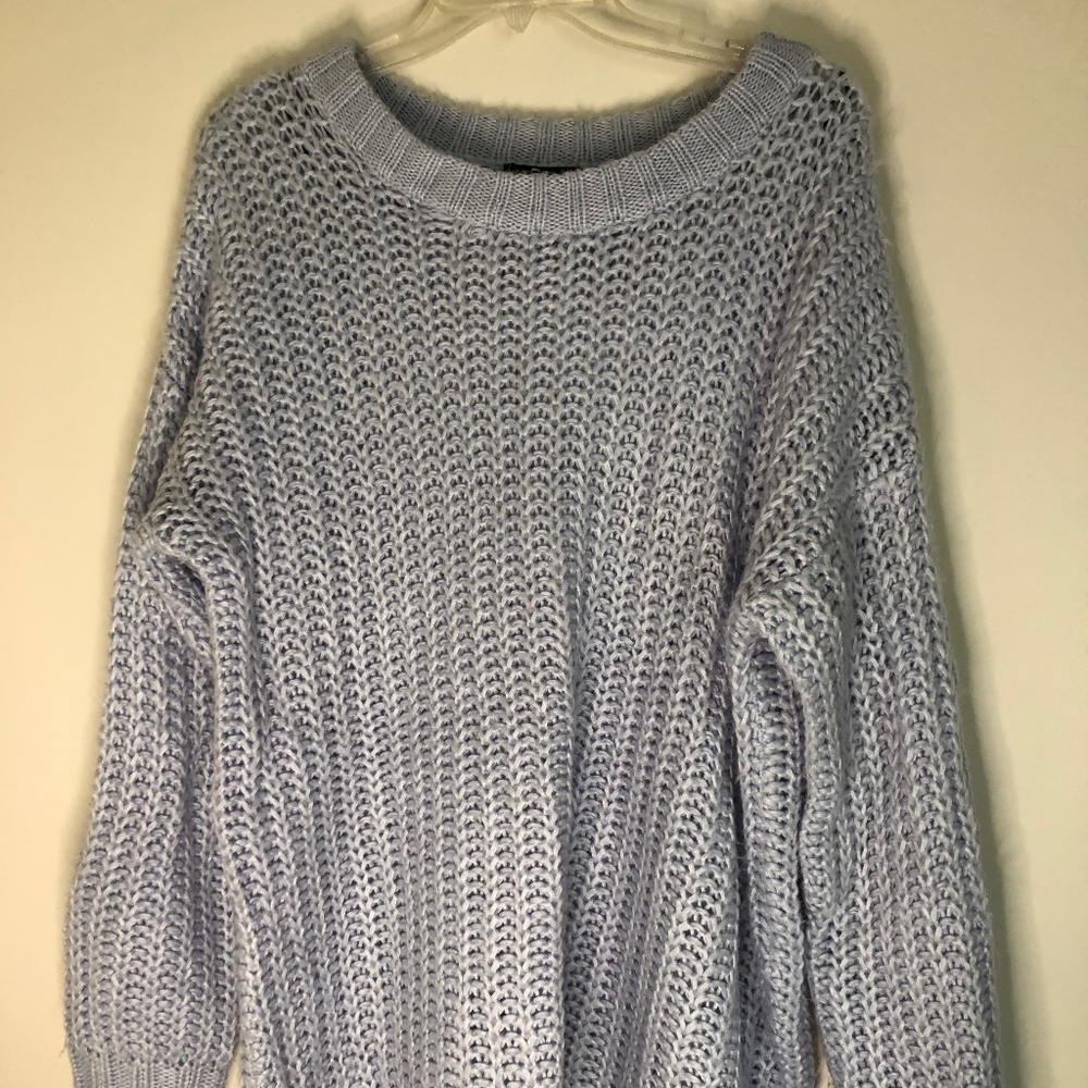 Oversized knit sweater